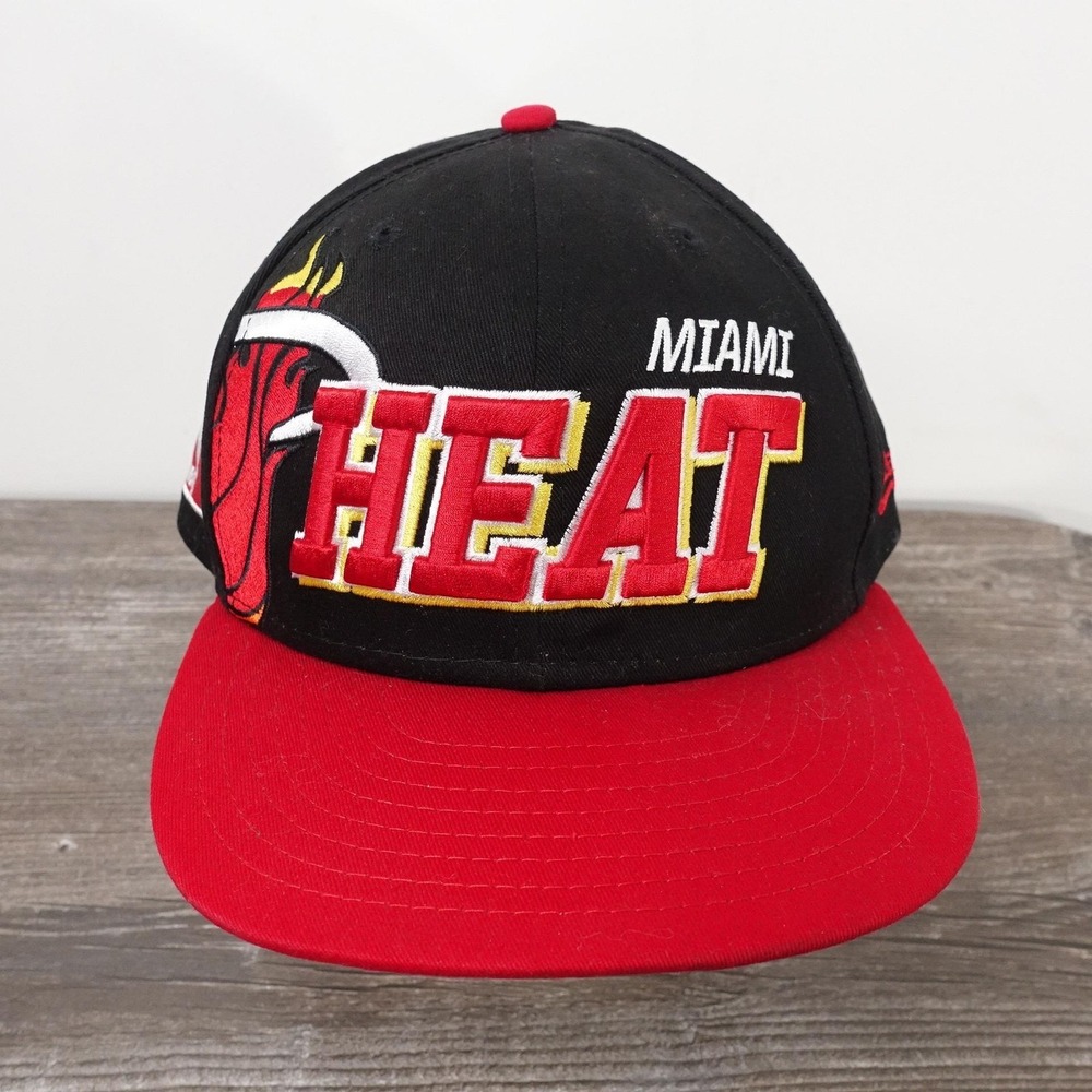Miami Heat Hat Cap Snap Back One Size NBA Basketball‎ Hardwood Classics New Era